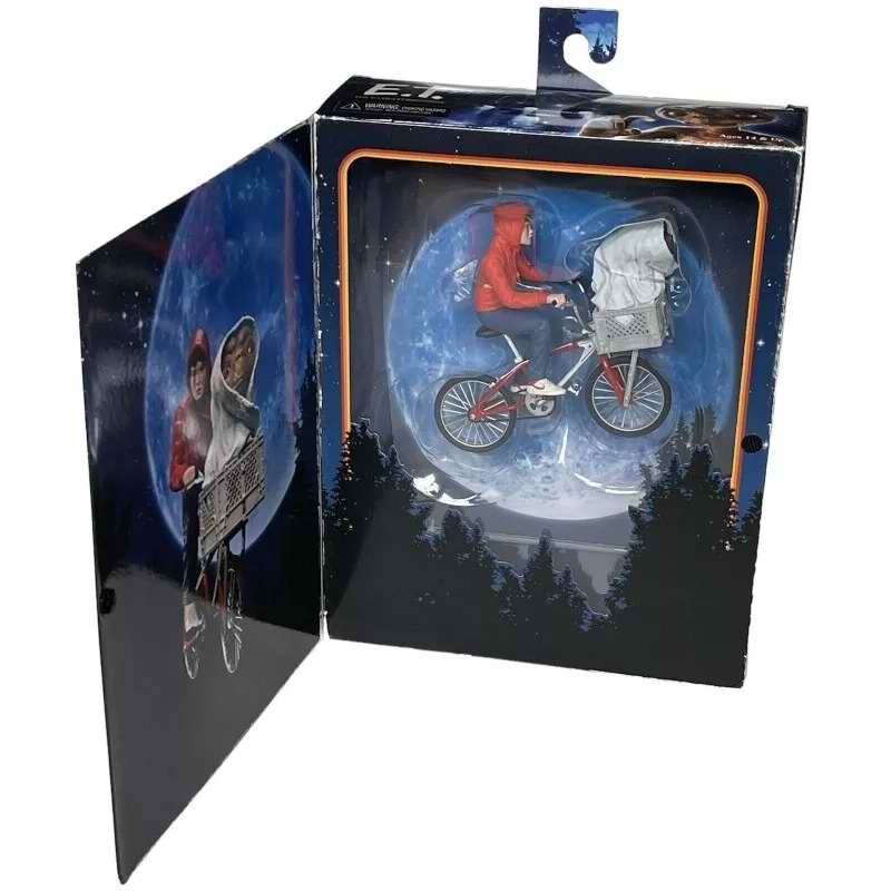 Figurine Eliott E.T L'Extra Terrestre Avec vélo du film ITi Spielberg