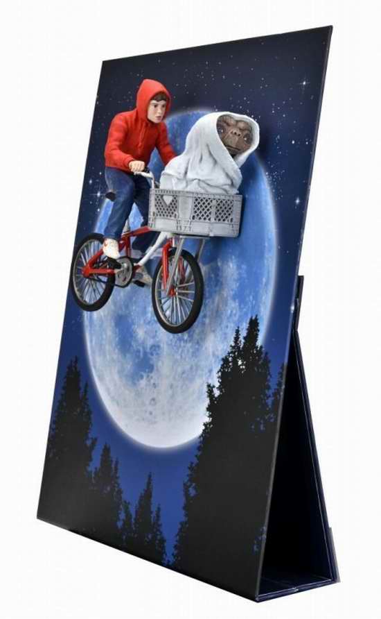 Figurine Eliott vtt E.T L'Extra Terrestre Avec bicyclette du film ITi Spielberg