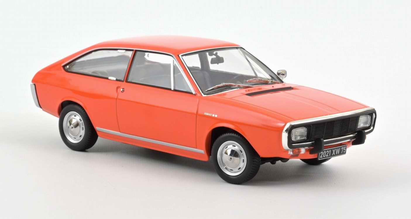 Voiture R15 miniature RENAULT 15TL Orange Norev 1/18