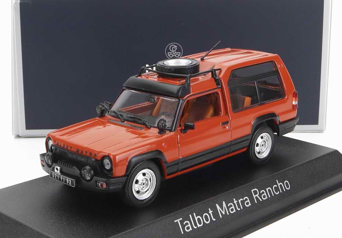 Voiture métal TALBOT MATRA 4x4 RANTCHO rencho Ocre Terre Battue Norev 1/43