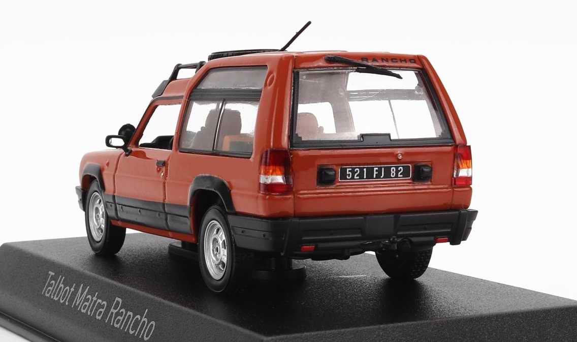 Voiture métal TALBOTMATRA RANCHO 1982 Ocre Terre Battue Norev 1/43