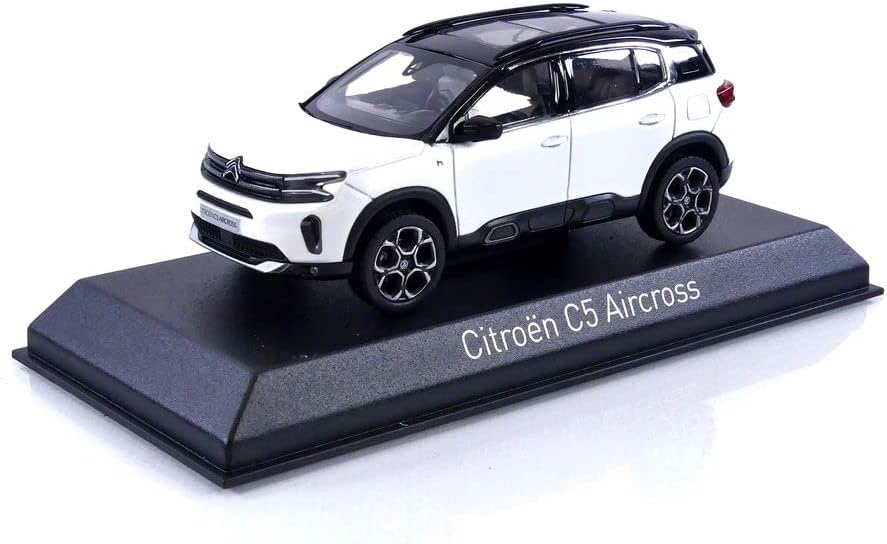 Voiture Miniature CITROEN C5Aircross 2022 Blanc nacré et Noir 1/43 NOREV