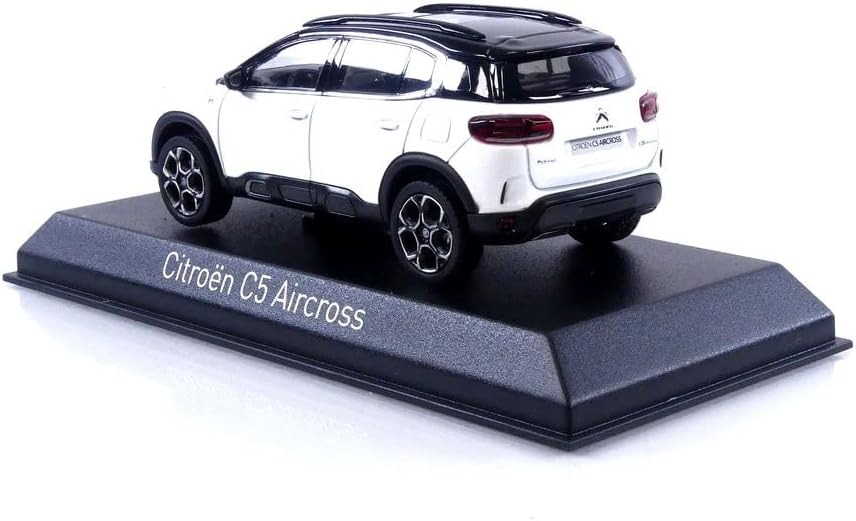 Voiture Miniature CITROENC5Aircross 2022 Blanc nacré et Noir 1/43 NOREV