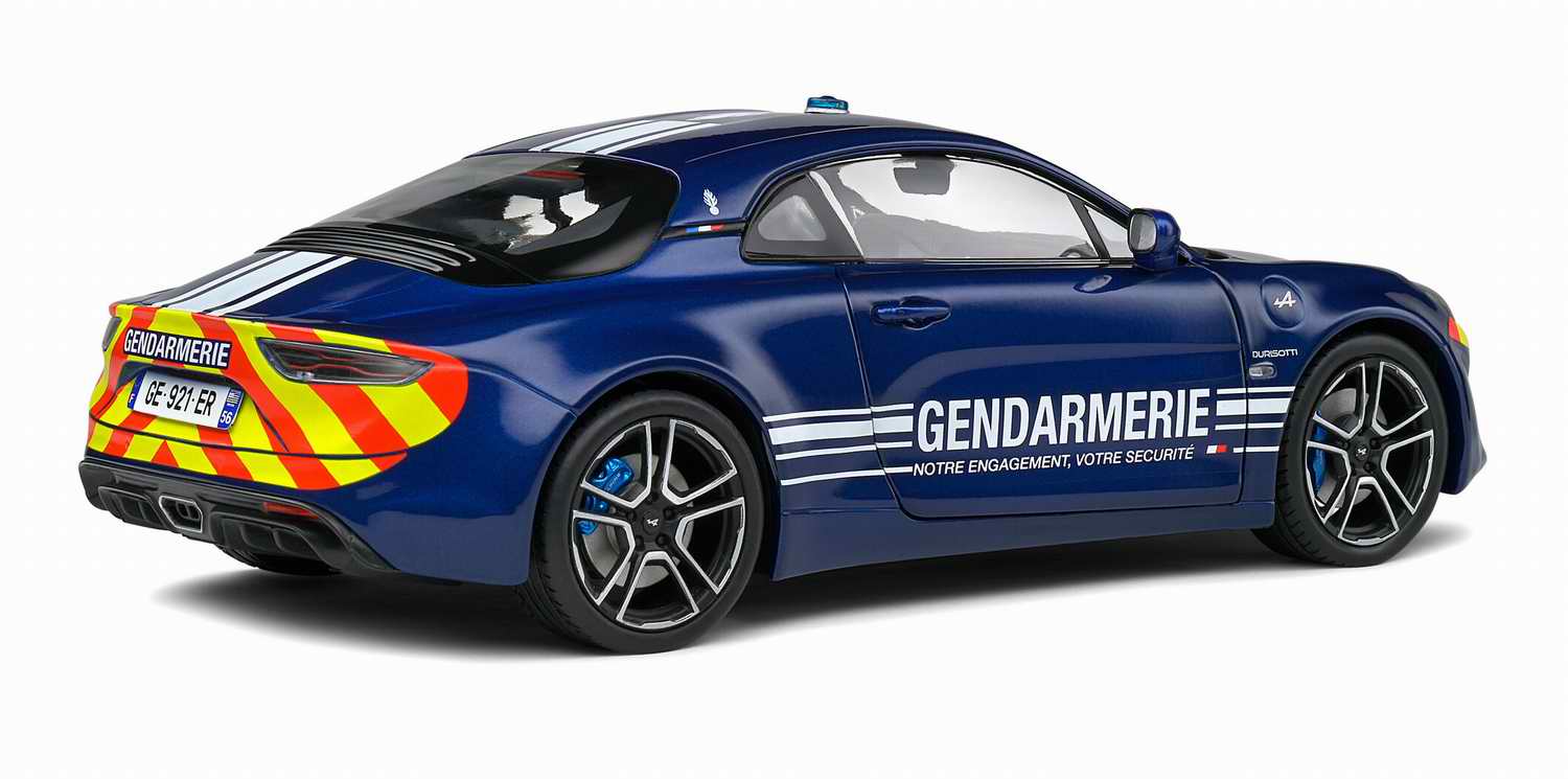 Voiture Miniature Renault ALPINE A110GENDARMERIE 2022 Solido 1/18