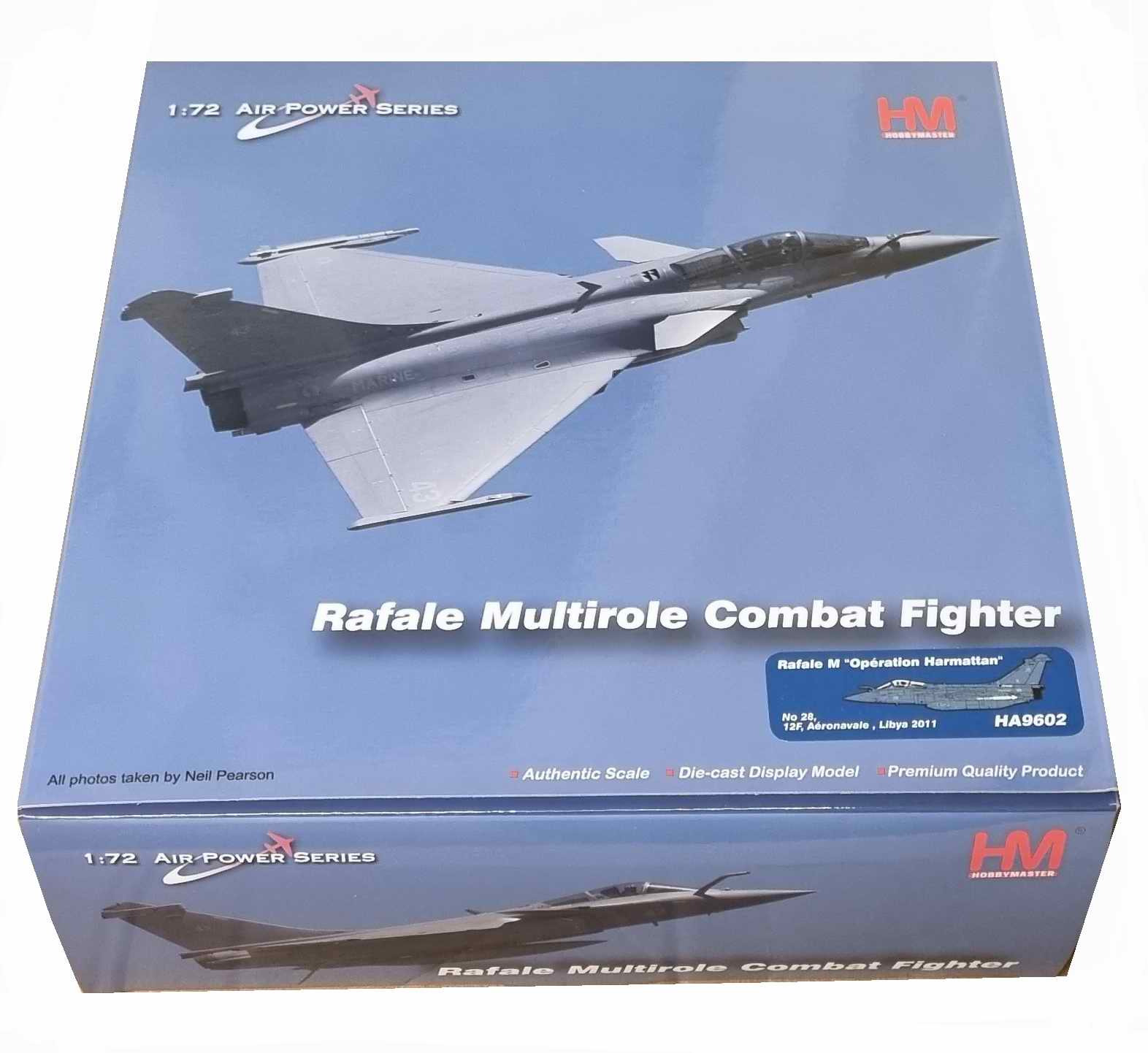 Maquette Avion RAFALE M Flotille12F Marine Nationale Opération Libye au 1/72 Métal