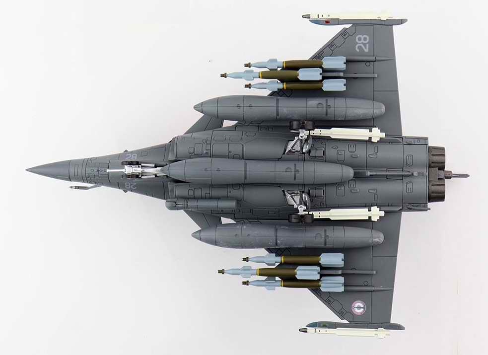 Maquette Avion RAFALE M Flotille12F Marine Nationale Opération Libye au 1/72 Métal