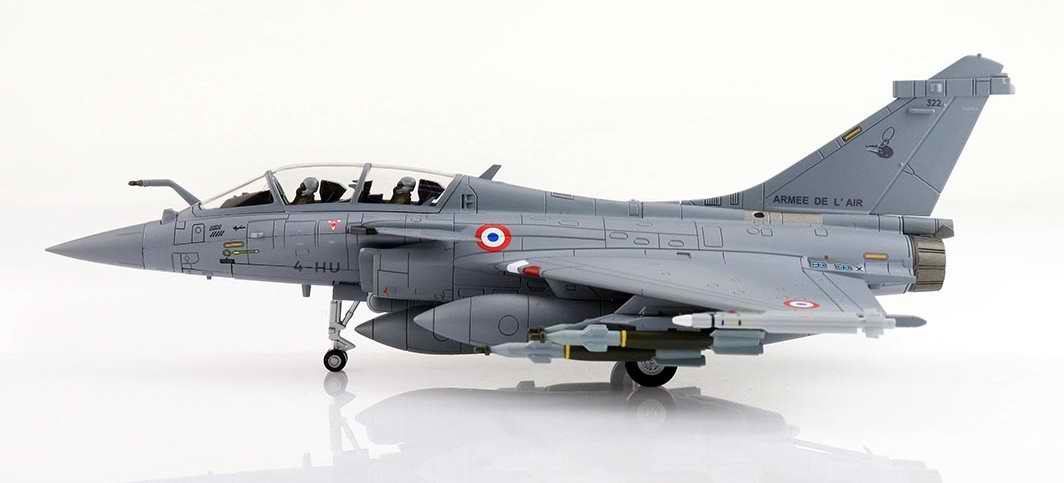 Maquette Avion de chasse RAFALEB Opération Chamal - Escadron de Chasse 1/4 Gascogne 1/72 Métal