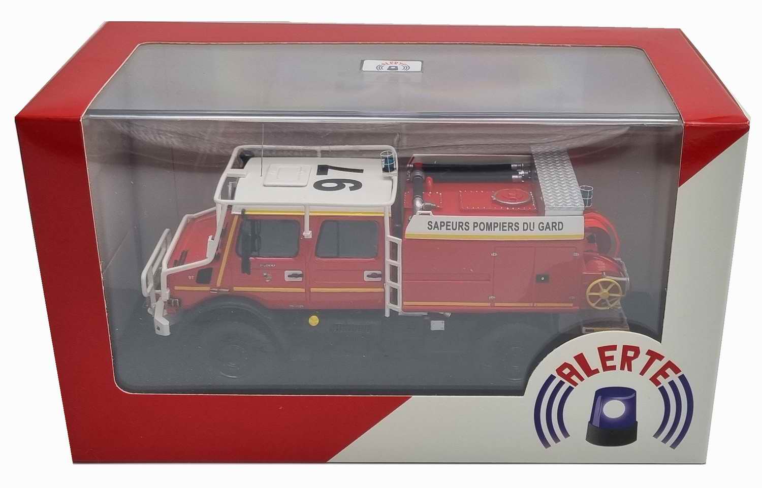 Camion de Sapeurs Pompiers MERCEDES Unimog 5023 BMPM Marins