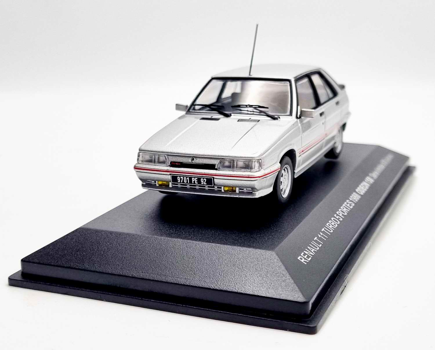 Voiture Miniature Renault 11 Turbo R11 Gris 1/43