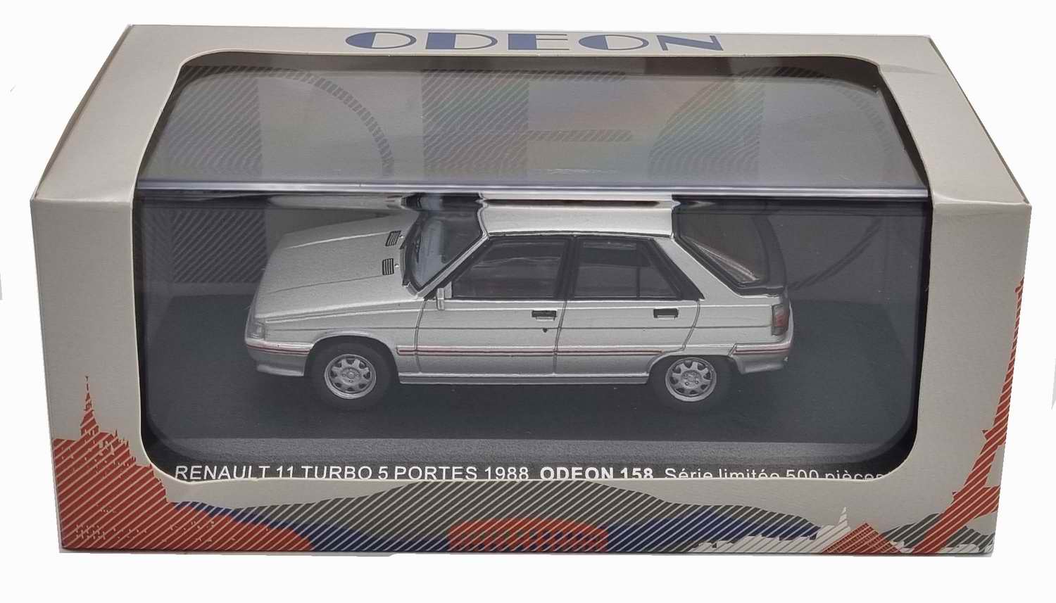 RENAULT 11 Turbo 5 Portes Gris Metallise de 1988 Voiture de Collection 1 43 Serie Limitee a 504 PCS Capachat