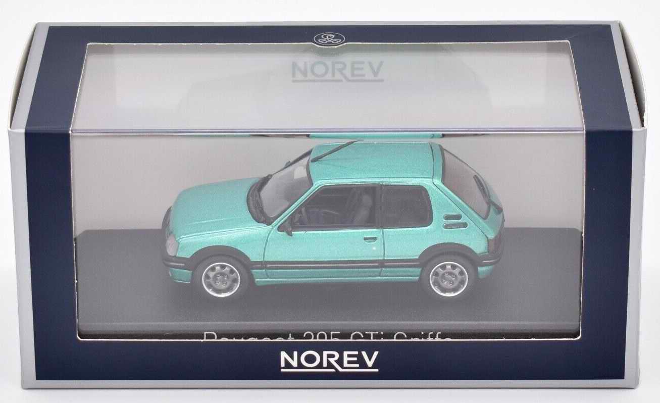 Voiture Peugeot 205GTiGriffe miniature en métal 1/43