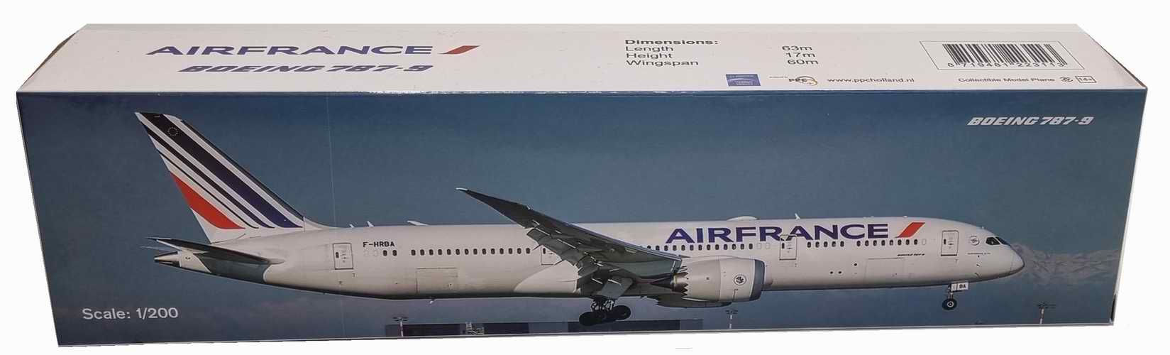 Maquette avion BOEING 787-9 Dreamliner AIR FRANCE 1/200