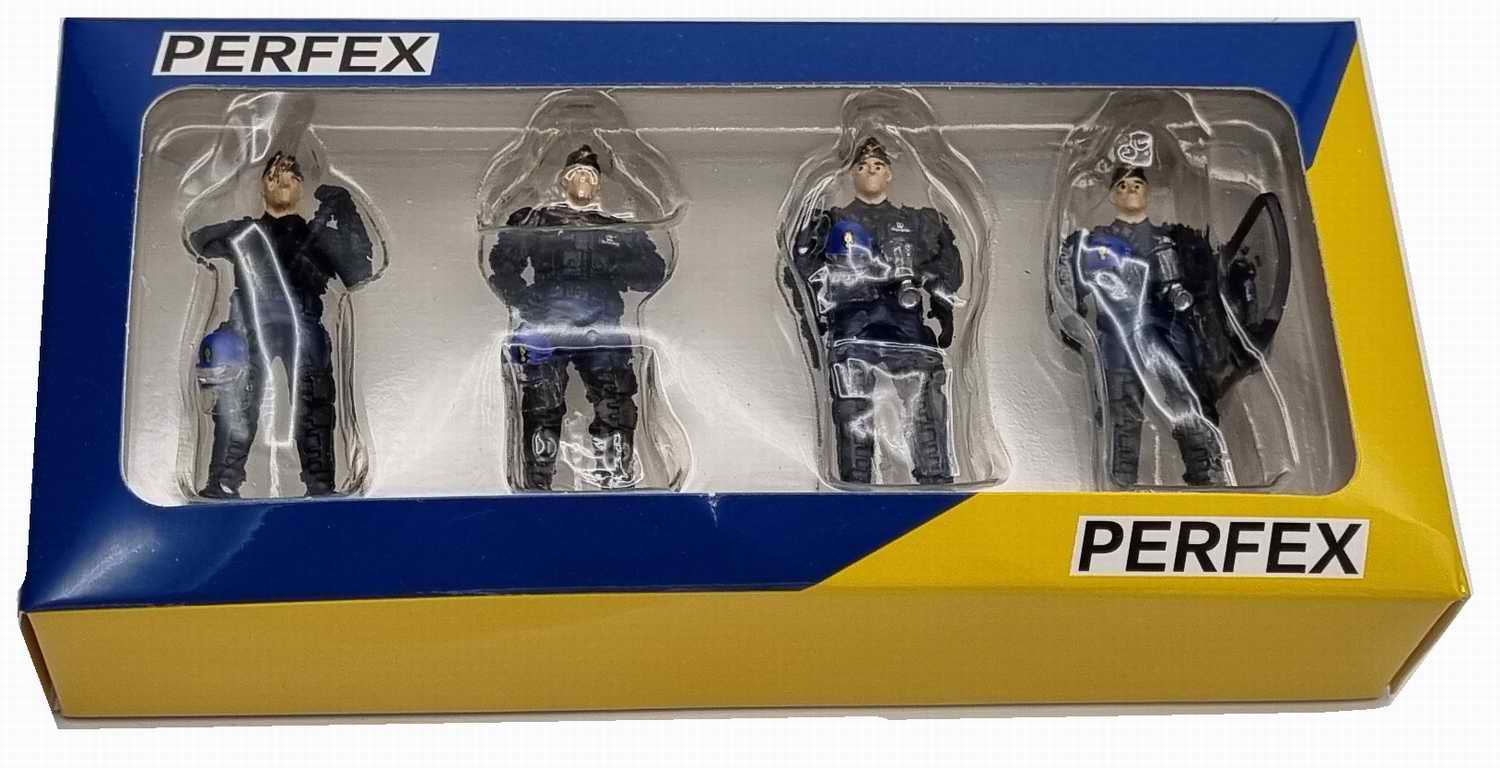 Miniature VXB170 VBRG LAME GENDARMERIE Manifestation figurines CRS GM gendarmes mobiles 1/43 Perfex