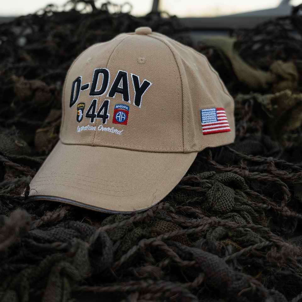 Casquette Baseball jour J 1944 Operation Overlord DDAY Normandie
