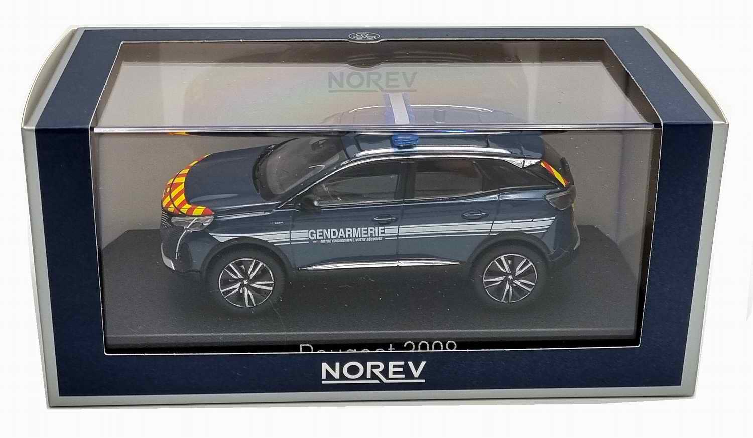 Miniature voiture PEUGEOT 3008 Gendarme 2023 1/43 Norev