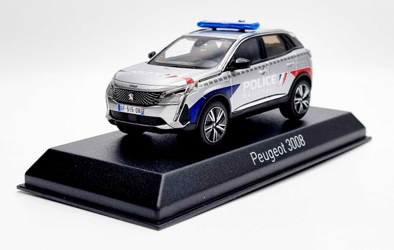 NOREV - Voiture de la Police Municipale 2023 – PEUGEOT 3008 - 1/43