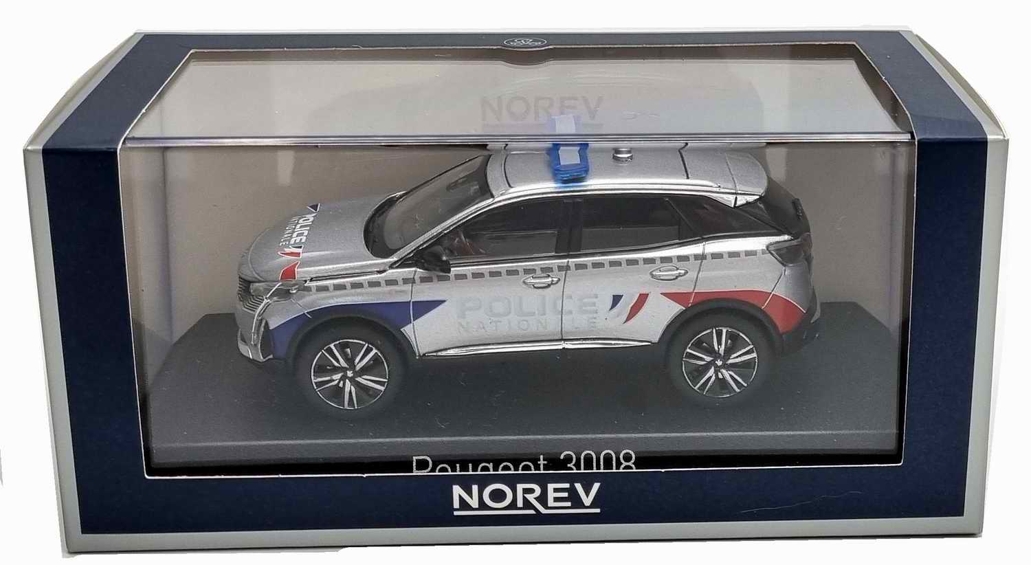 Miniature voiture PEUGEOT 3008Police Nationale 2023 1/43 Norev