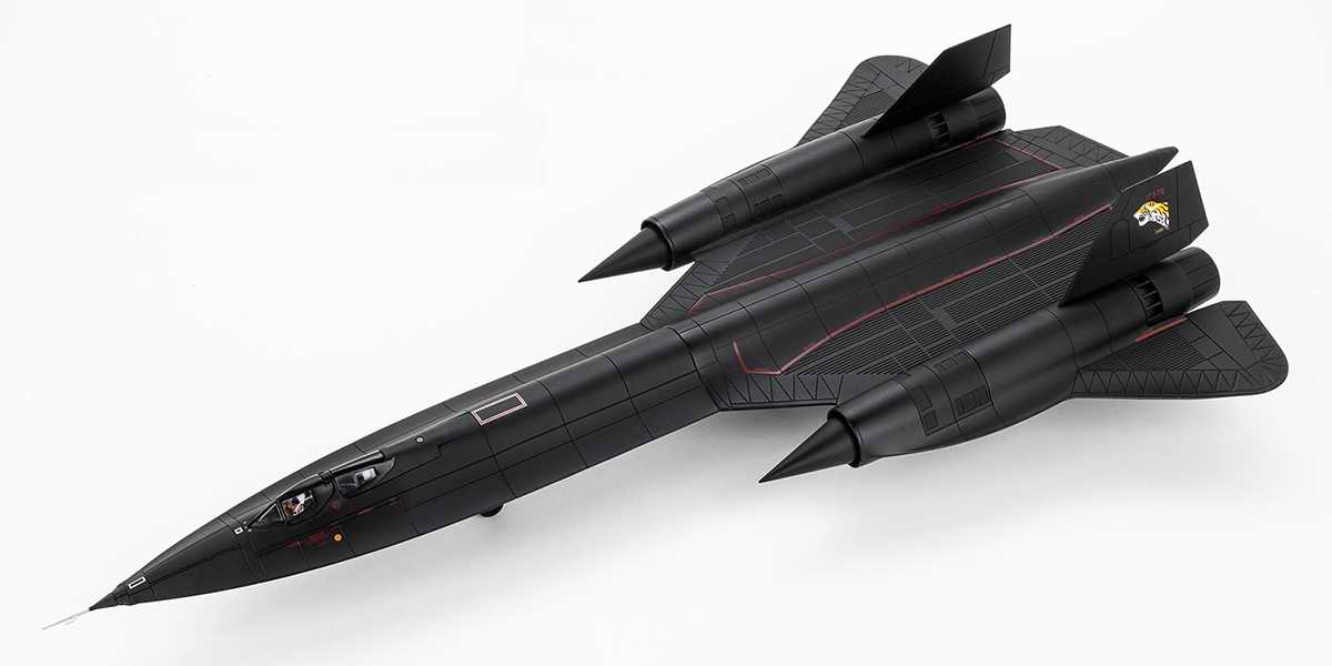 Maquette avion Lockheed SR71 Blackbird USAF 9th SRW61-7976 Wright-Patterson AFB Ohio 1/72