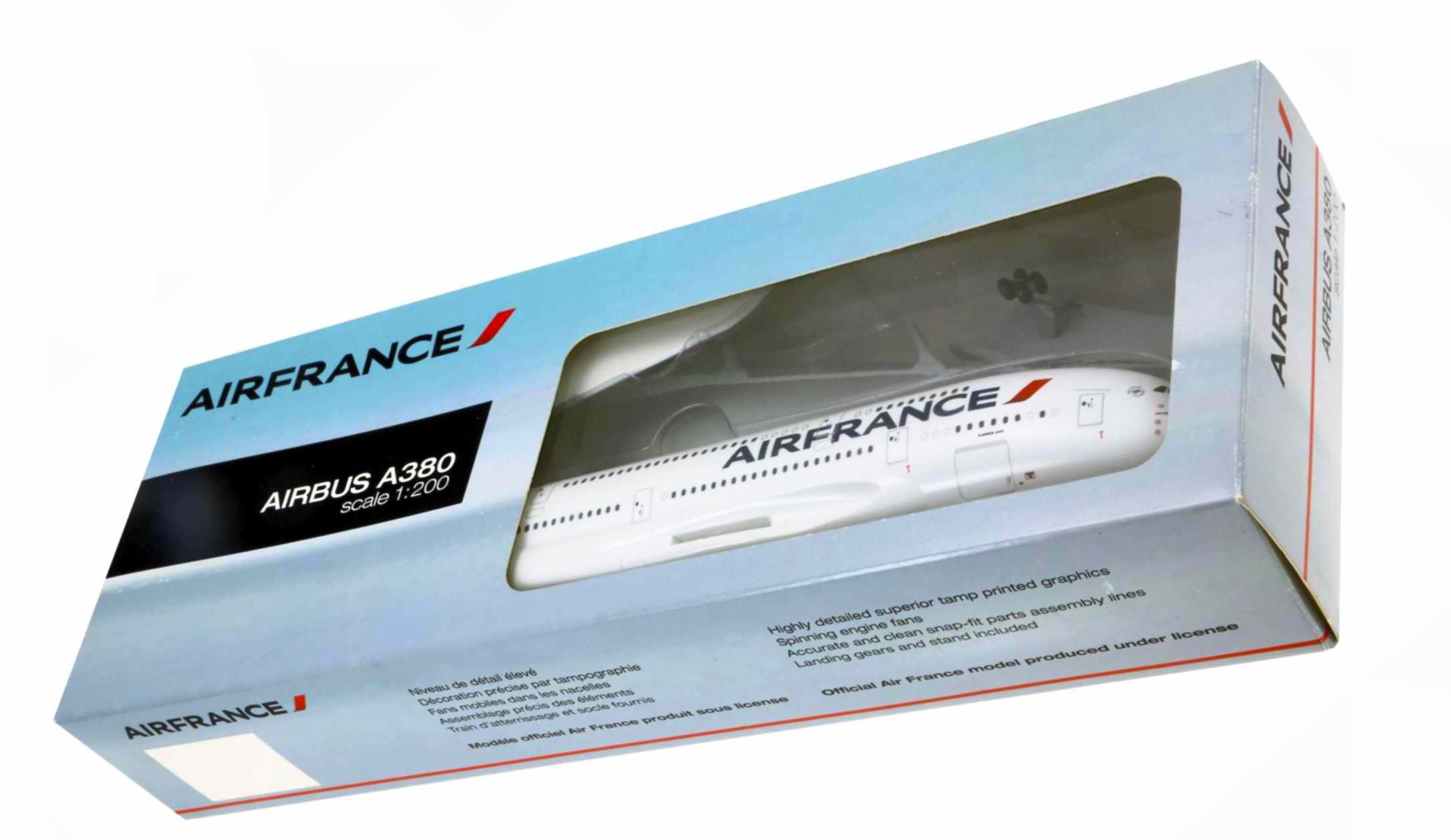 Maquette avion de ligne Air France A380-800