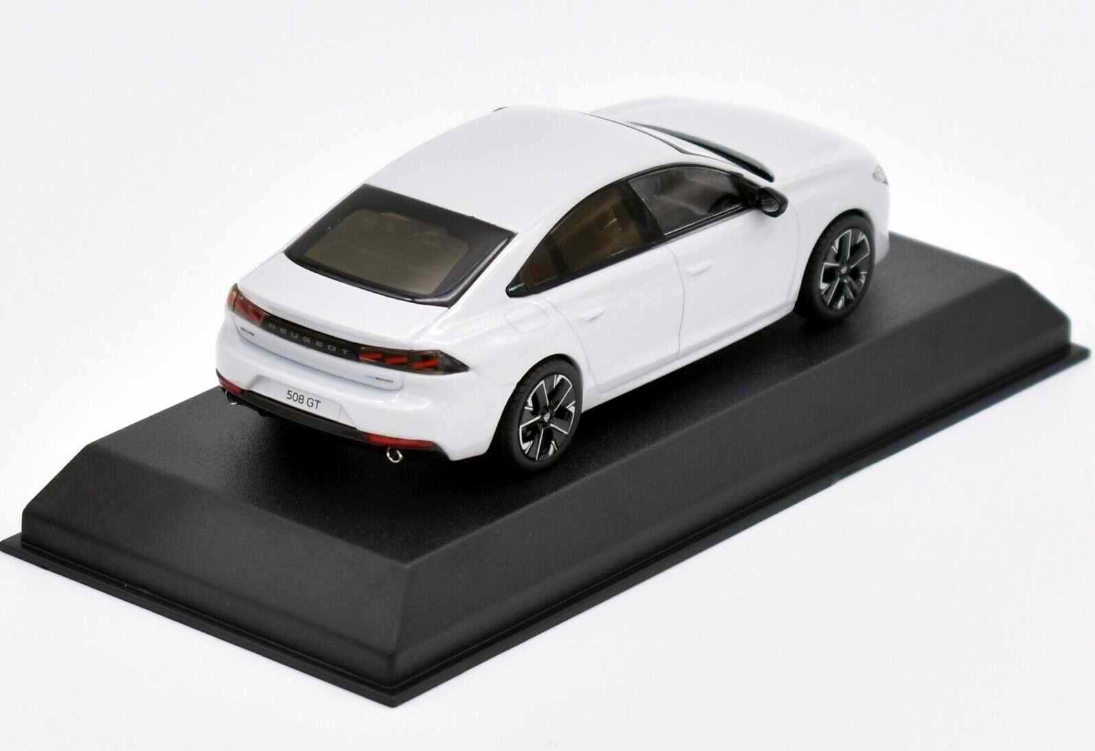 Voiture miniature PEUGEOT508GT Hybrid 2023 Blanc Okénite Norev 1/43