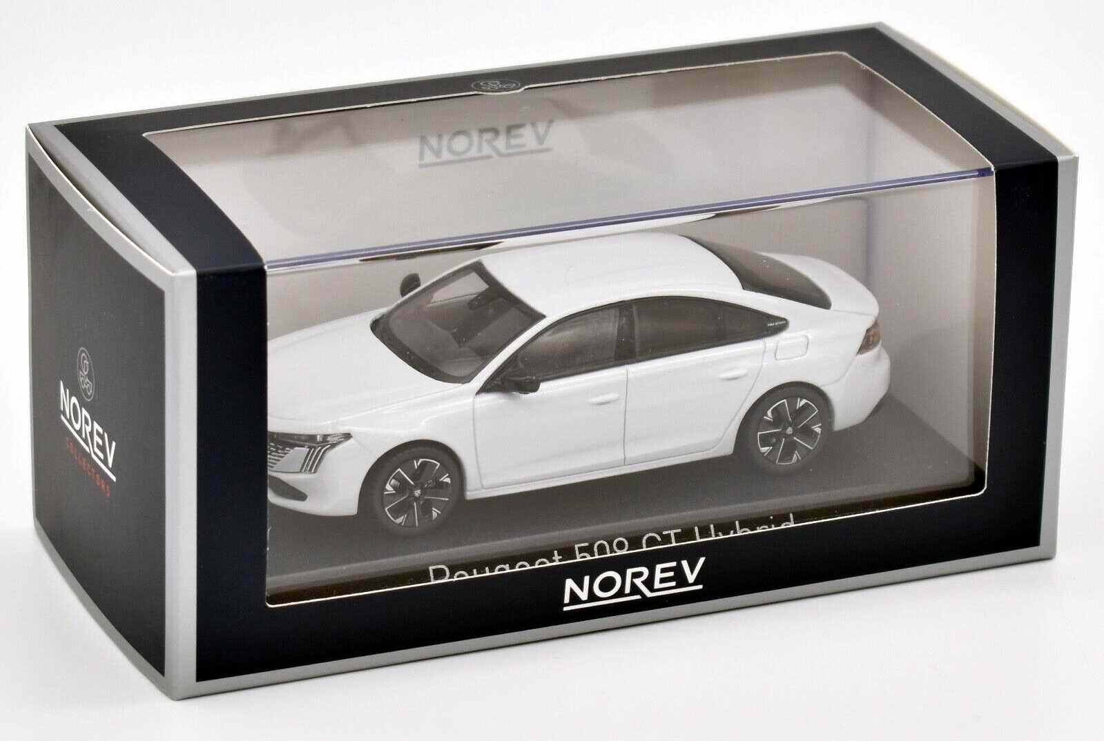 Voiture miniature PEUGEOT 508Hybrid 2023 Blanc Okénite Norev 1/43