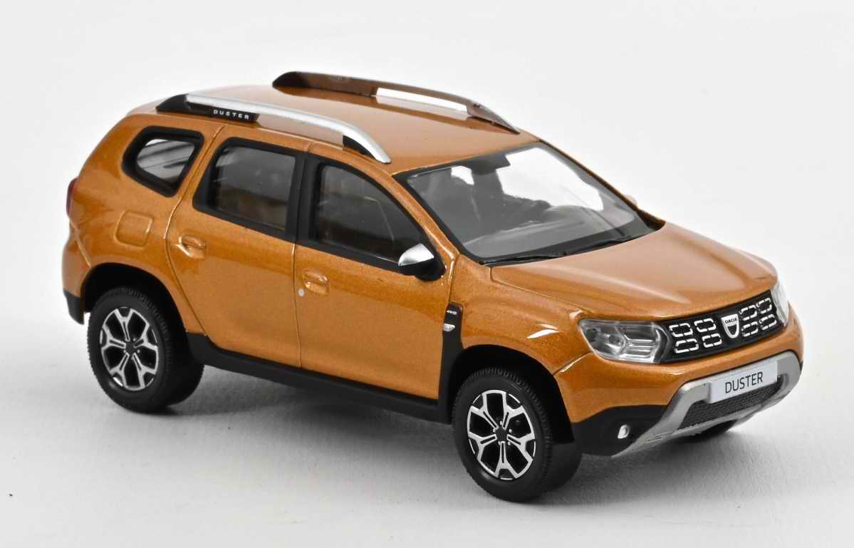 Voiture miniature Dacia Duster 2017 orange Atacama NOREV 1/43