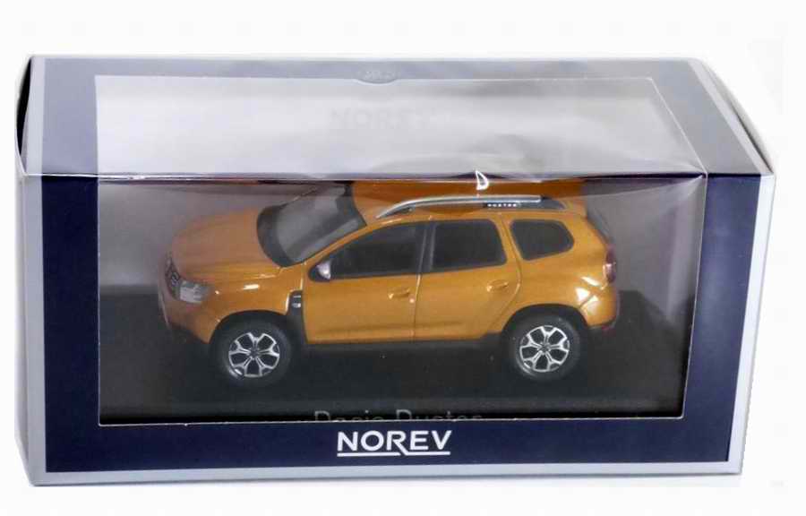 Voiture miniature Dacia Duster 2017 orange Atakama NOREV 1/43