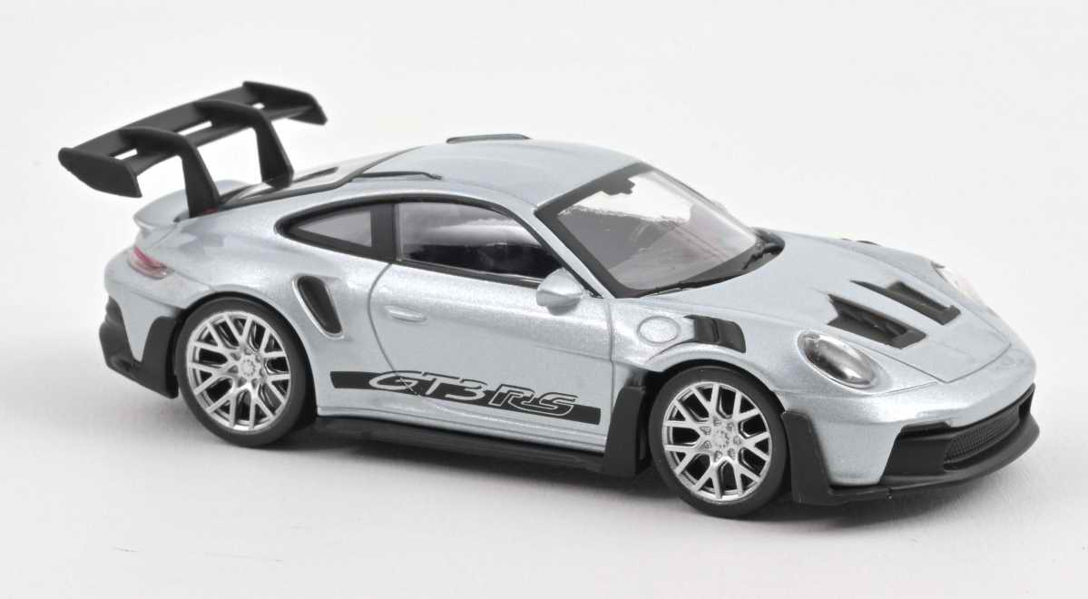 Voiture PORSCHE 911 GT3 RS Coupe 2022 Gris Glacé Métallisé NOREV 1/43