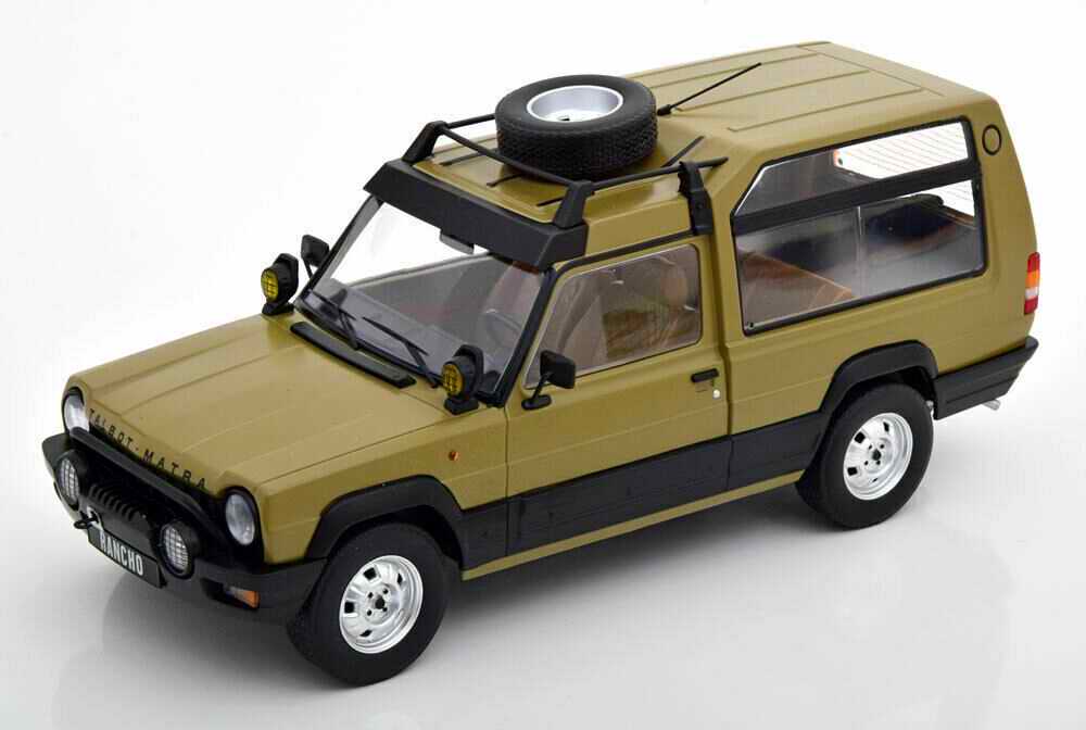 Voiture métal miniature TALBOT-MATRA RANCHO 1979 Grand Raid 1/18