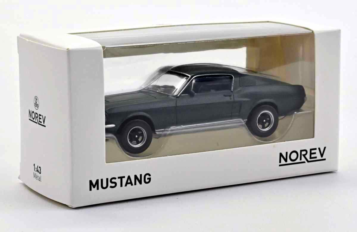 Voiture miniature métal Ford Mustang Fastback Bullitt 1/43