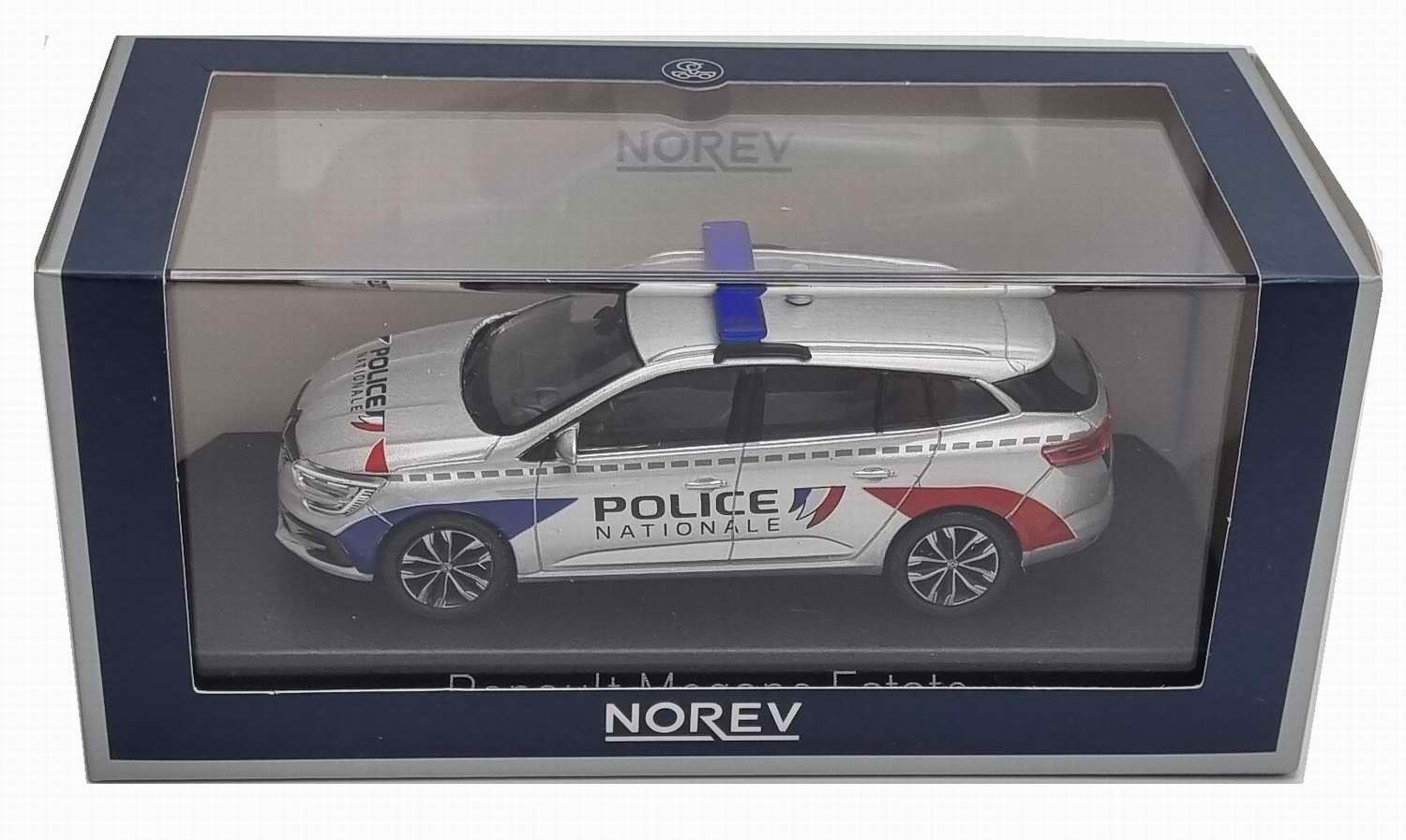 Miniature voiture RENAULT MeganeCRS Estate 2022 Police Nationale 1/43 Norev