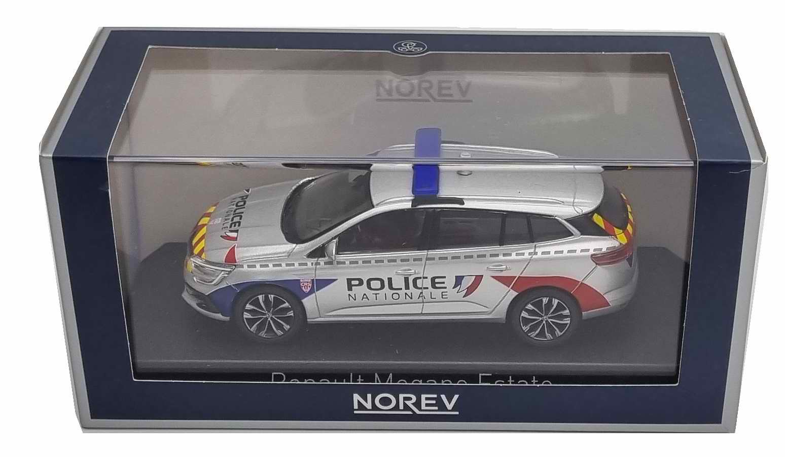 Miniature voiture RENAULT MeganeCRS Estate 2022 Police Nationale CRS 1/43 Norev