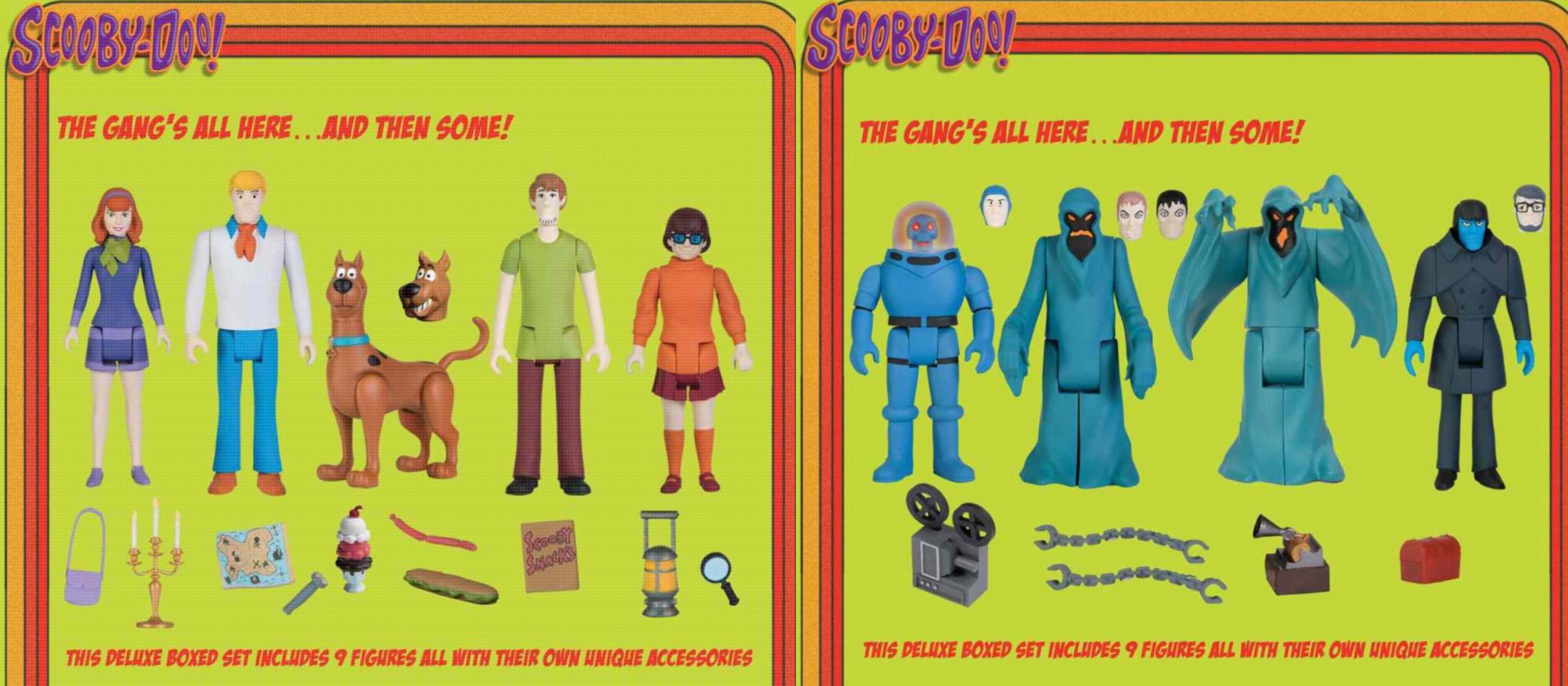diorama voiture de sammi et scoubidou The Mystery Machine Fred Daphné, Velma, samy, ScoobyDoo fantomes