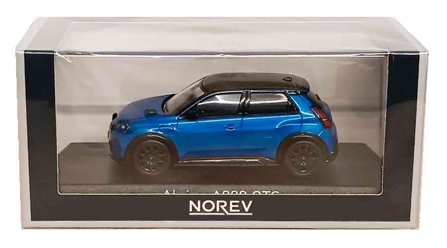 Voiture miniature Alpine A290 GTS 2025 Bleu Alpine Vision & Noir 1/43