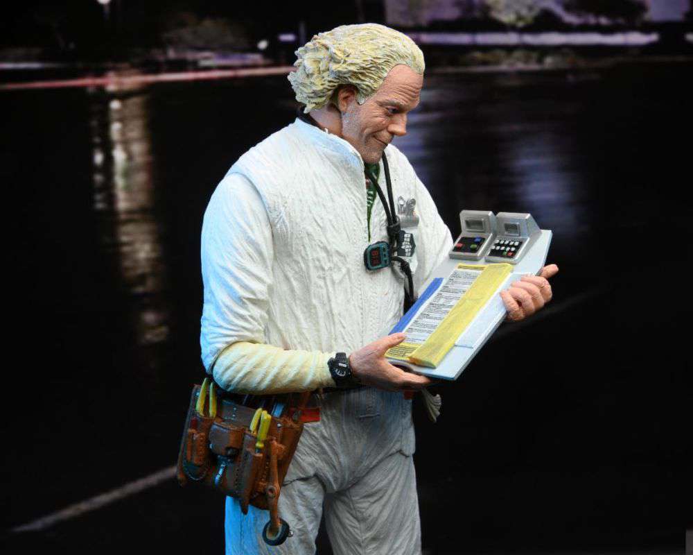 Accessoires inclus avec la figurine Doc Emmett Brown, Retour Vers le Futur 1