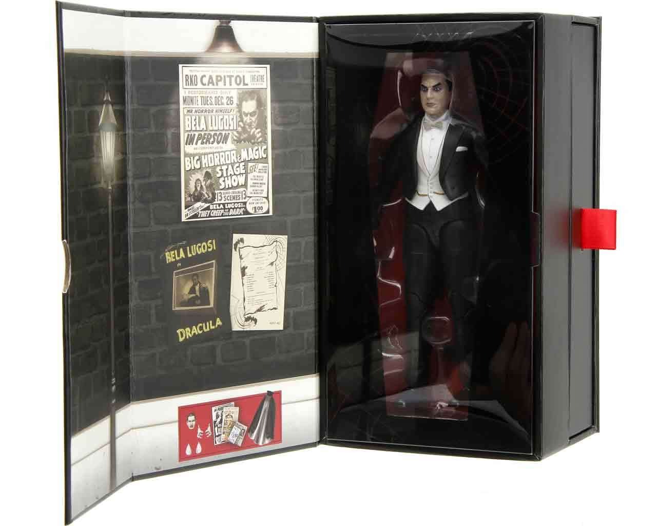 Bela Lugosi Dracula figurine collector avec cape en tissu