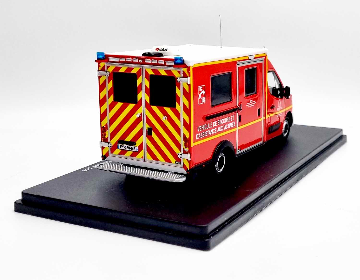 Pompiers RENAULT MASTER 2 AMBULANCE WAS VSAV SDIS59 Nord secours victime 1/43