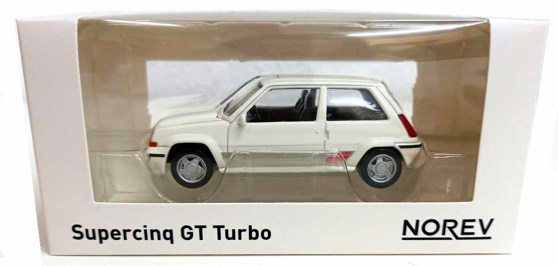 Miniature RENAULT SupercinqGT Turbo 1989 Renault 5 R5 1/18 Norev