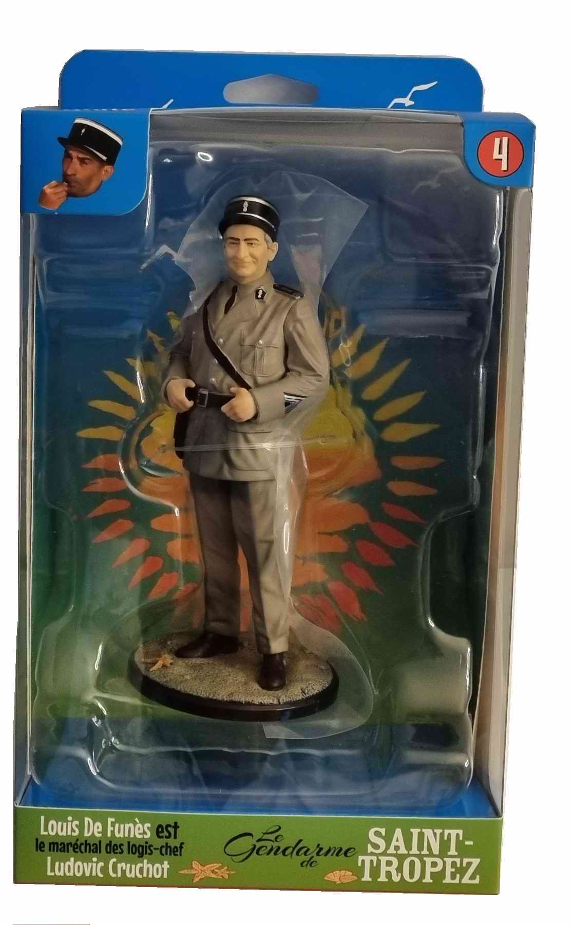 Figurine Le Gendarme De Saint-Tropez Louis de Funès Marechal Des logis-Chef Ludovic Cruchot 