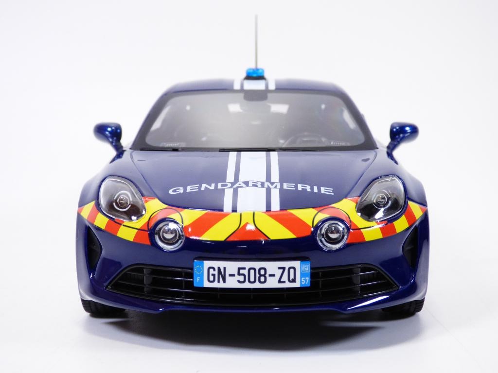 Voiture Miniature ALPINE A110 S GENDARMERIE 2023 Norev 1/18