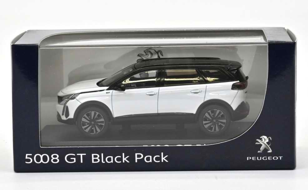 Voiture miniature PEUGEOT 5008GT black pack 2020 NOREV 1/43