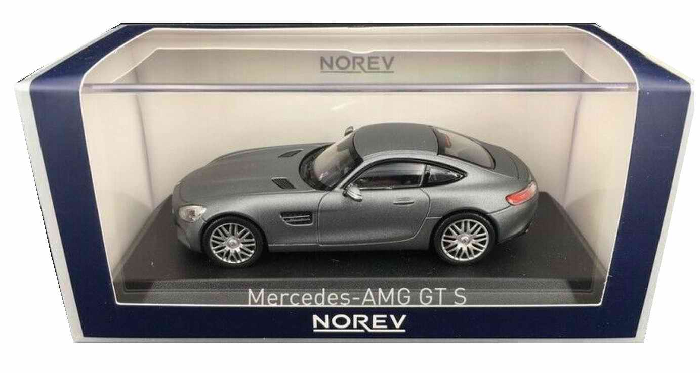 Voiture miniature MERCEDESAMG GT-S 1/43 2019 Gris Mat NOREV