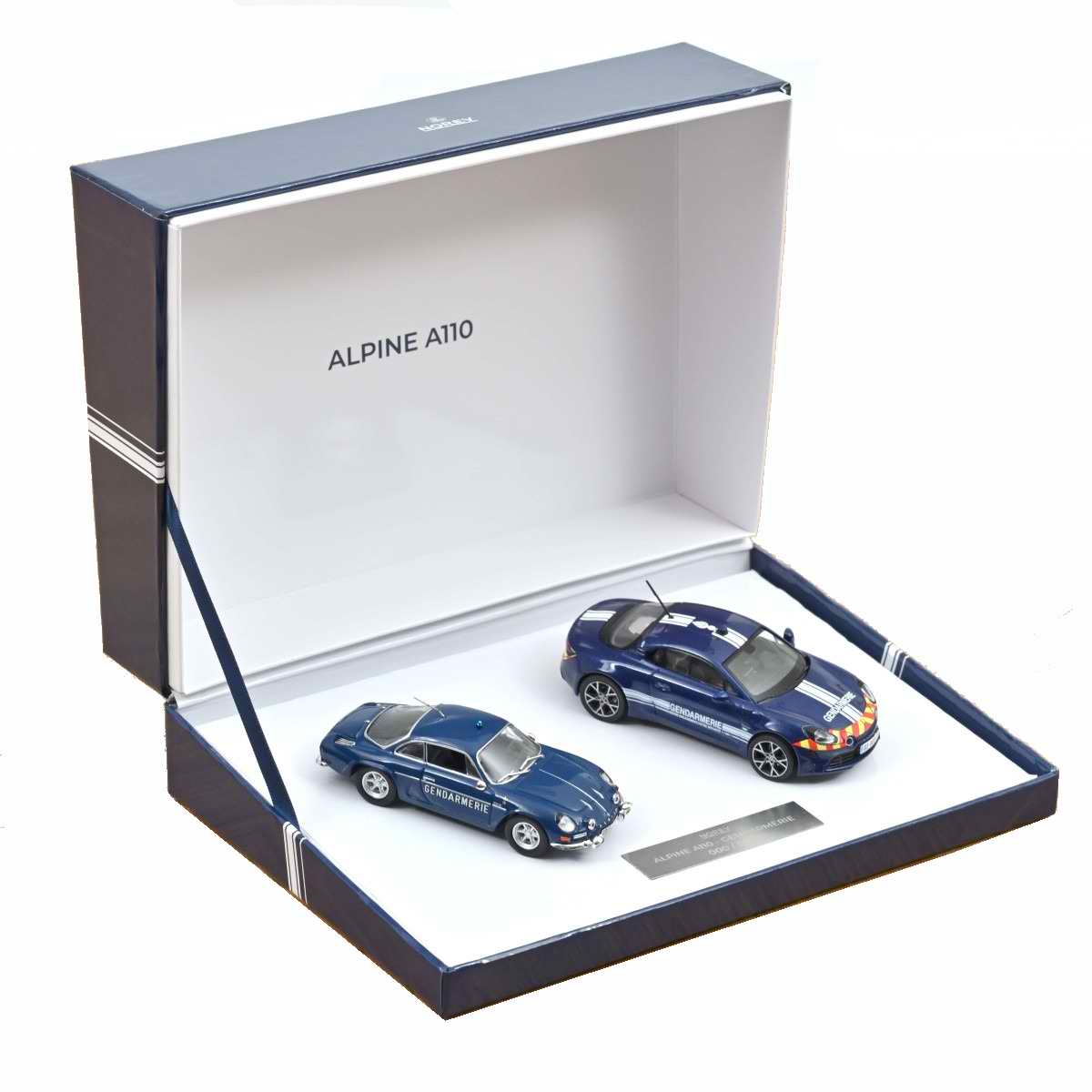 Miniatures coffret voitures ALPINE A110 GENDARMERIE 2023 1/43 Norev