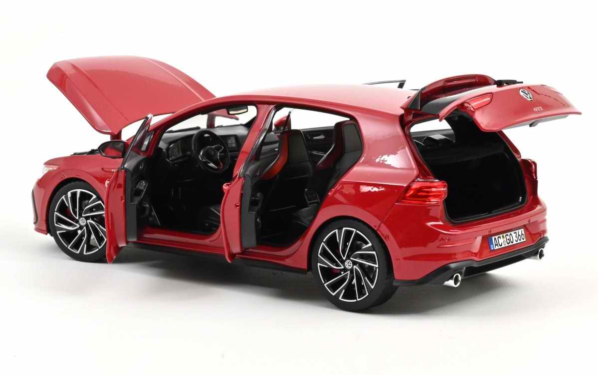 Voiture miniature de collection VOLKSWAGEN Golf GTI 2020 Rouge Tornado NOREV 1/18