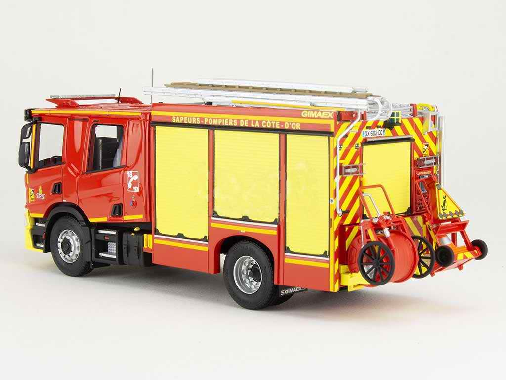 Camion pompiers SCANIAP280 FPTSR SDIS 21 COTE D'OR 1/43