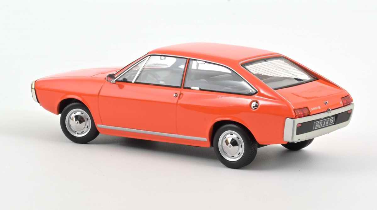Voiture R15 miniature RENAULT 15TL orange Norev 1/18