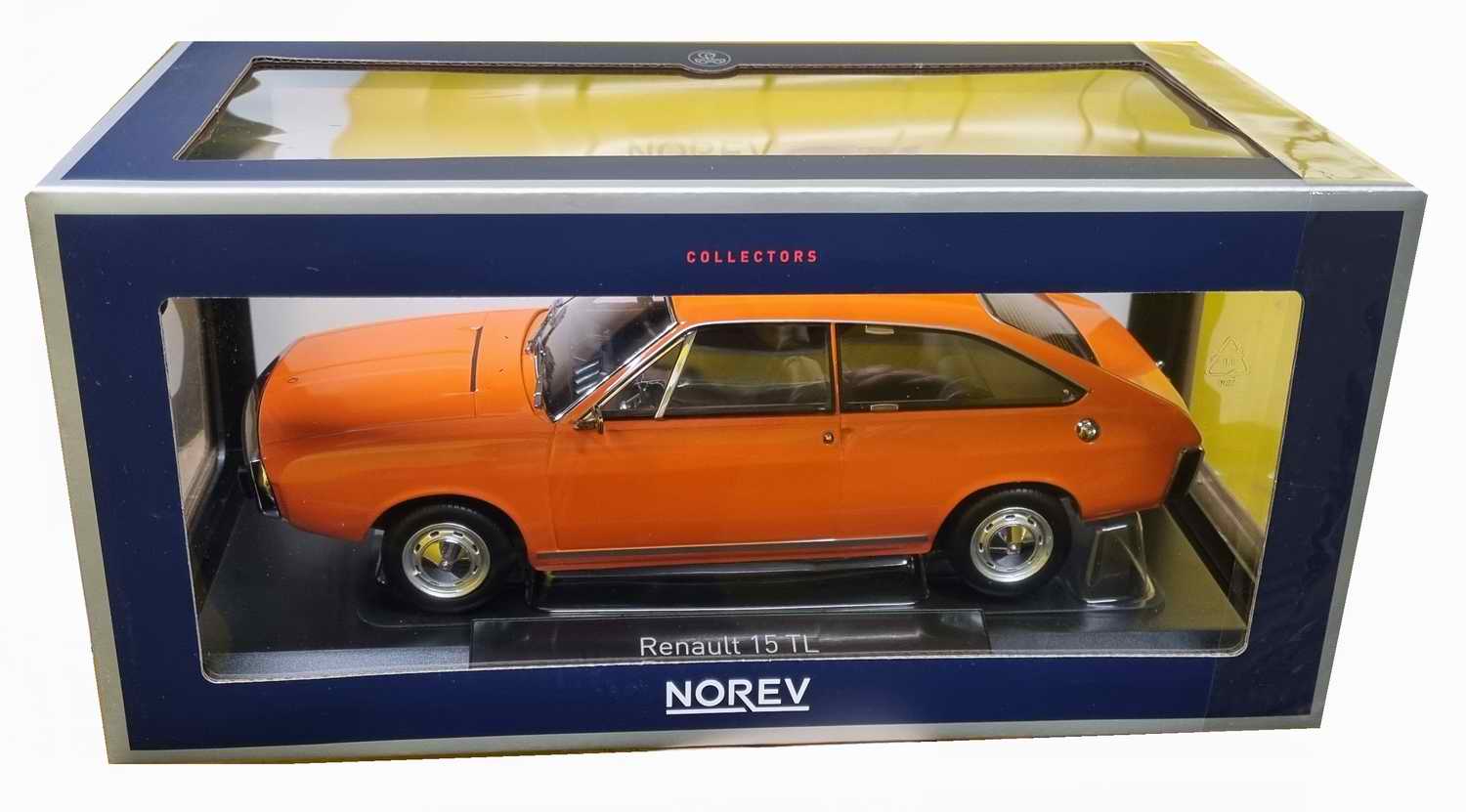 Voiture R15 miniature RENAULT 15TL orange Norev 1/18