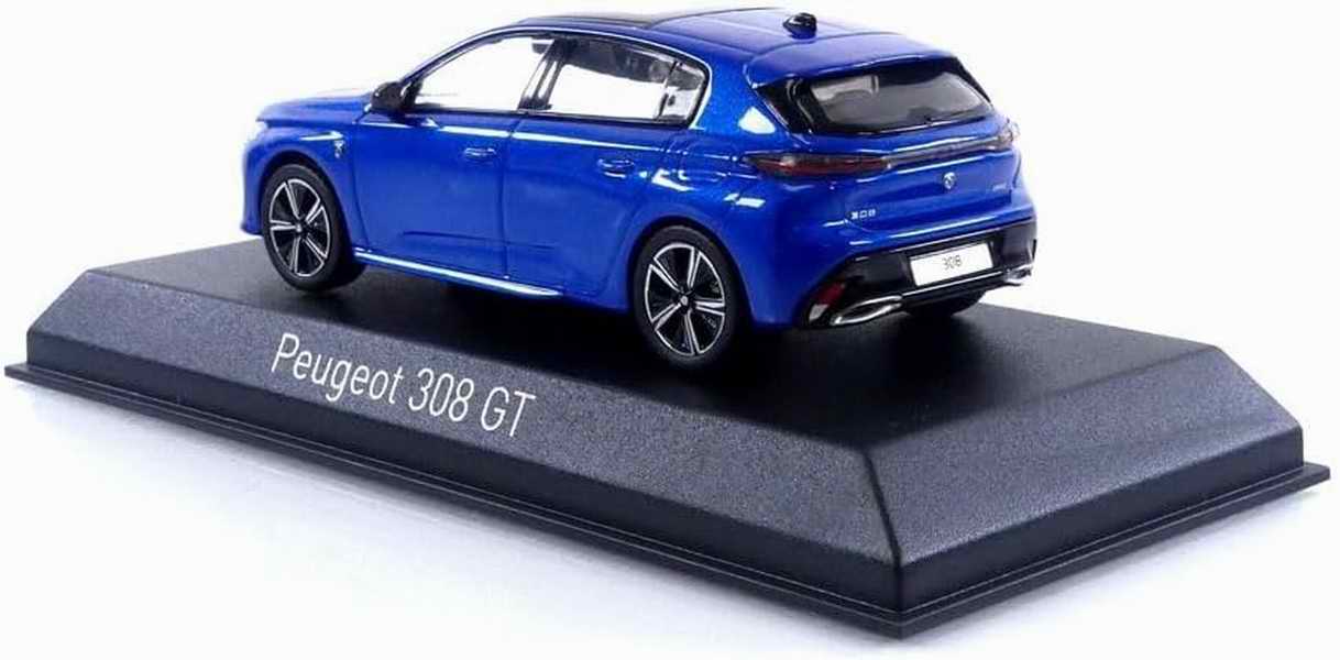 Voiture Miniature PEUGEOT308 GT 2021 Bleu Vertigo Norev 1/43