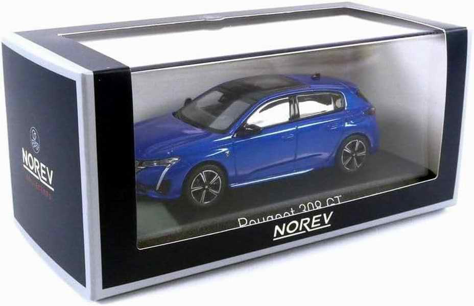 Voiture Miniature PEUGEOT 308GT 2021 Bleu Vertigo Norev 1/43