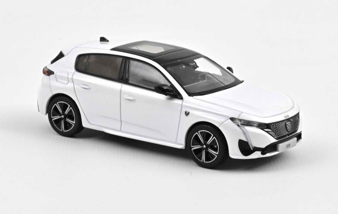 Voiture Miniature PEUGEOT 308 GT 2021 Blanc Perlé Norev 1/43